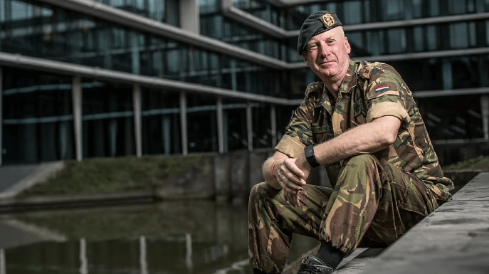 Commander-in-chief of the Dutch army Lieutenant General Martin Wijnen says the Netherlands should be 'seriously afraid of war' with Russia