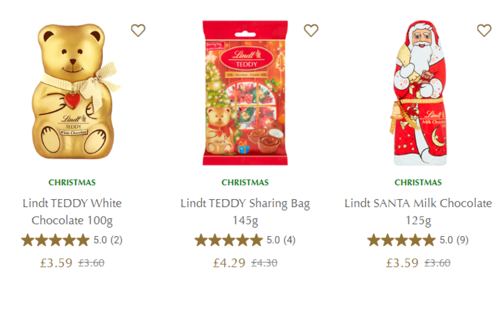 Lindt took just one penny off its popular favourites