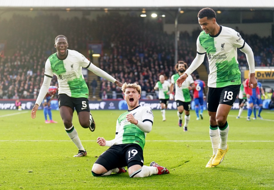 Harvey Elliott's 91st minute scorcher fired Liverpool to a late victory at Crystal Palace