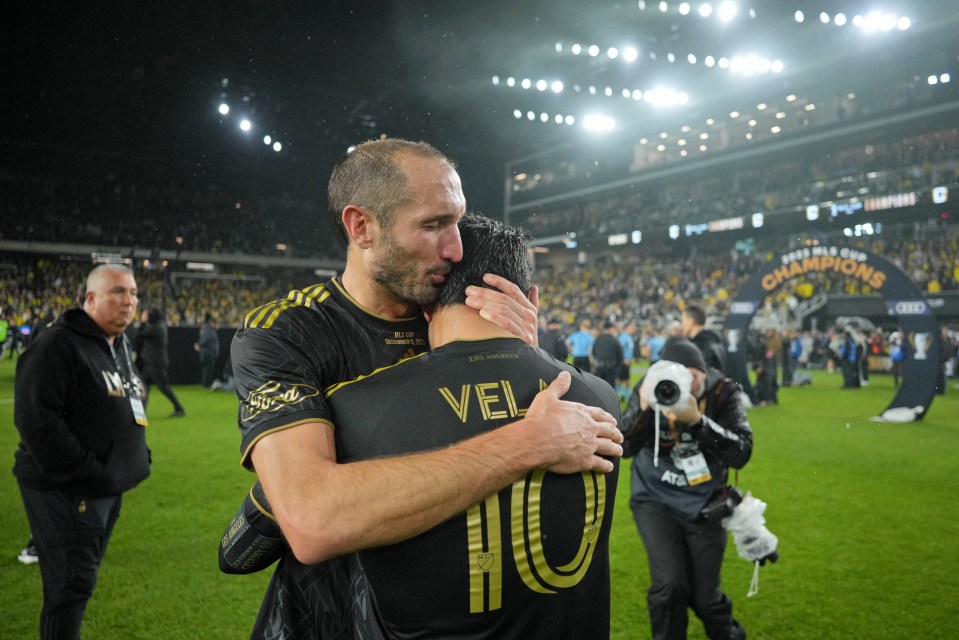 Iconic defensive hardman Chiellini knew it was his last game as LAFC lost the MLS Cup final 2-1 to Columbus Crew last Saturday