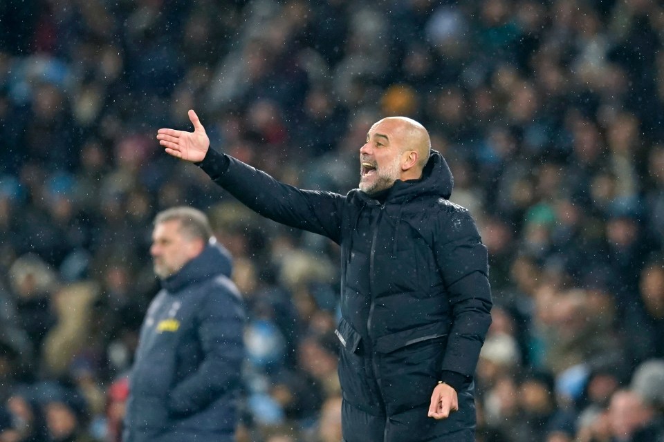 Pep Guardiola bristled at pundits' comments