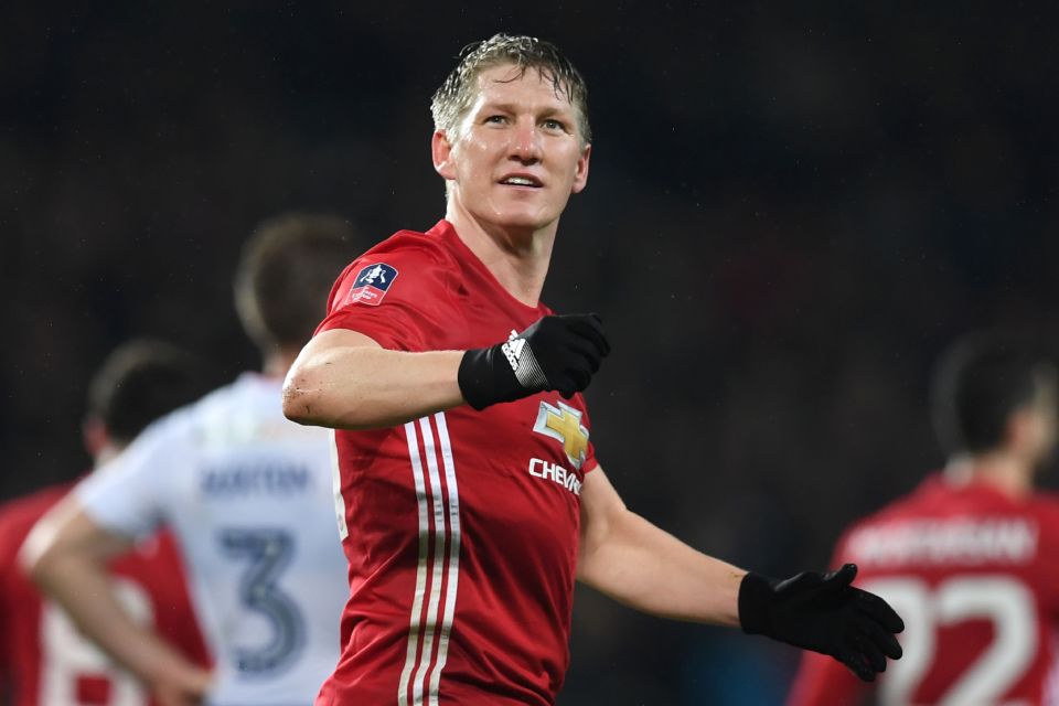 Bastian Schweinsteiger played for United from 2015 to 2016