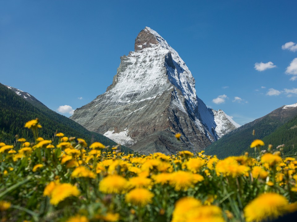 The stunning Matterhorn provided Ratcliffe another challenge he endured