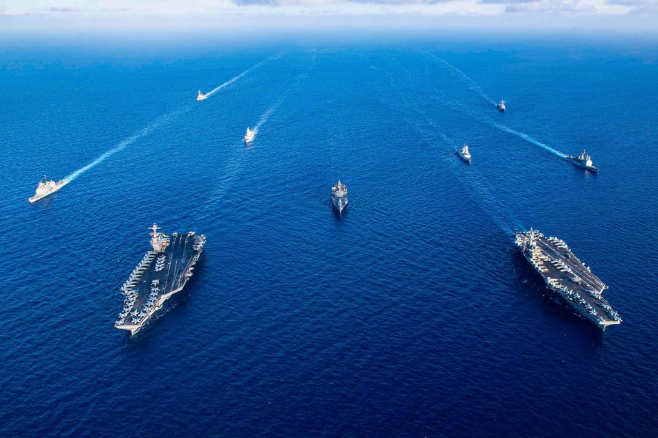 US, UK, French, Israeli and other Western countries have sent warships to the area