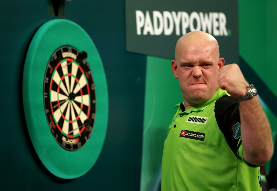 Van Gerwen is hoping to go all the way at the World Darts Championship