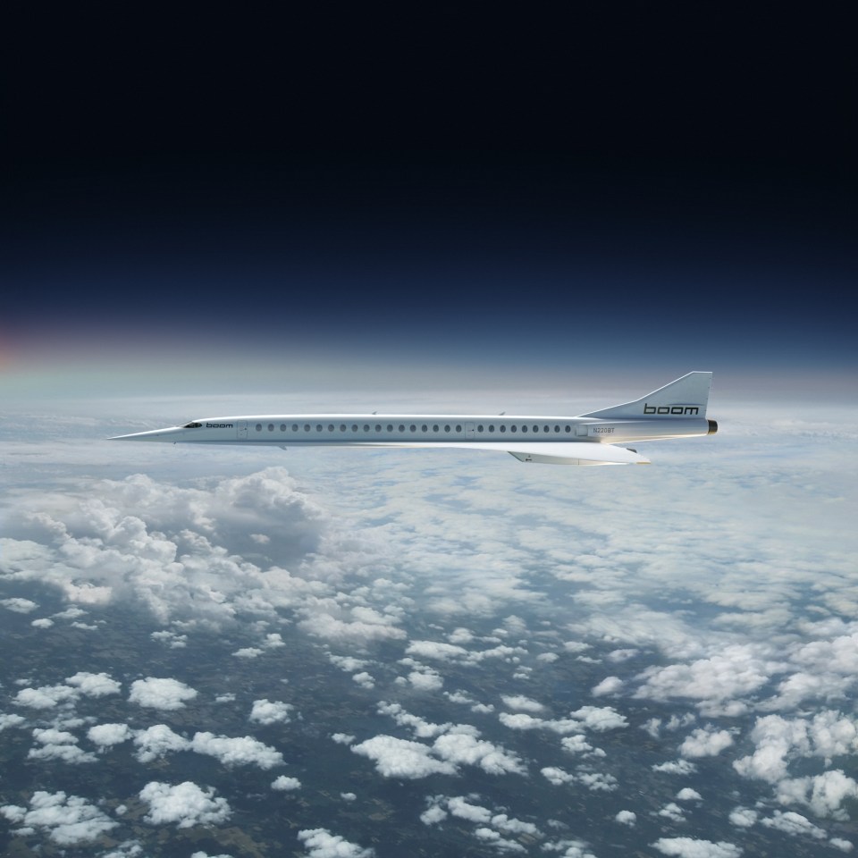 The larger Boom airliner, which will fly at 60,000ft, is tipped to be faster and more efficient than Concorde