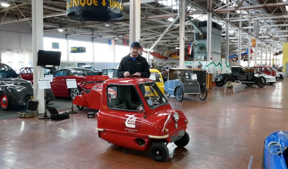 Dunne visits the P50 at a museum in Nashville