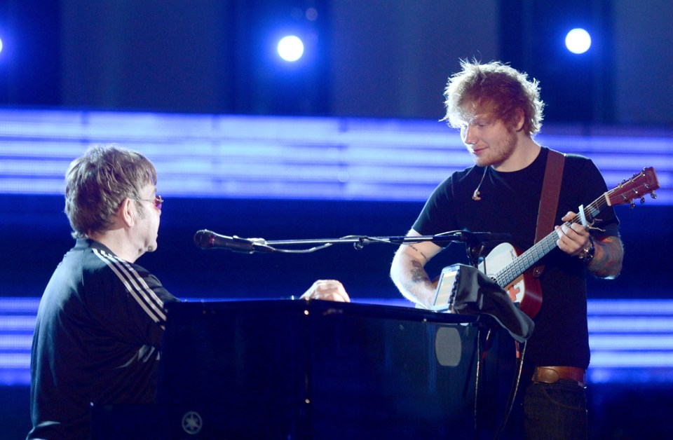 Ed's pal Elton John overtook him with the highest grossing tour of the year