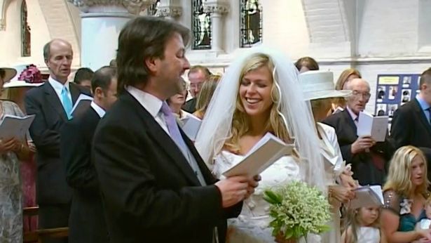 Derek and Kate tying the knot in 2005