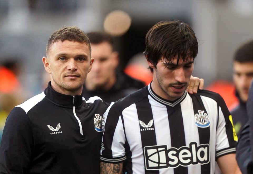 Tonali was emotional after his last Newcastle game against Crystal Palace