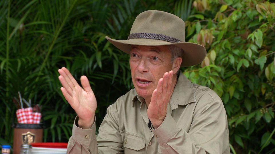 Some viewers noted that Nigel Farage did not appear much in last night's I'm A Celebrity