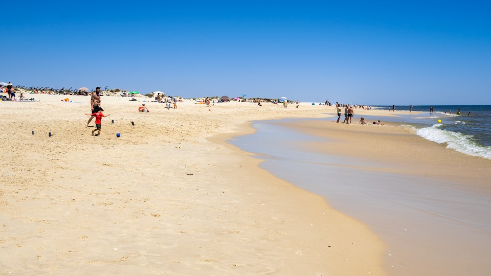 Tavira's Beach has been dubbed the "best beach" in the Algarve