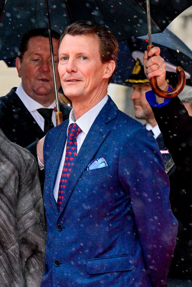 Prince Joachim of Denmark attending a meeting in the Chamber in January 2024