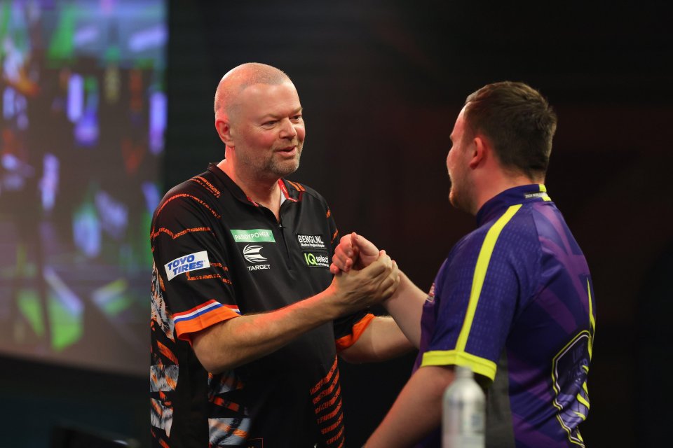 Raymond van Barneveld has hailed Luke Littler after being KO'd by the teen