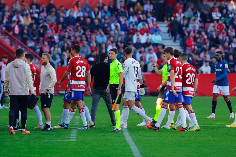 The LaLiga clash between Granada and Athletic Bilbao has been called off