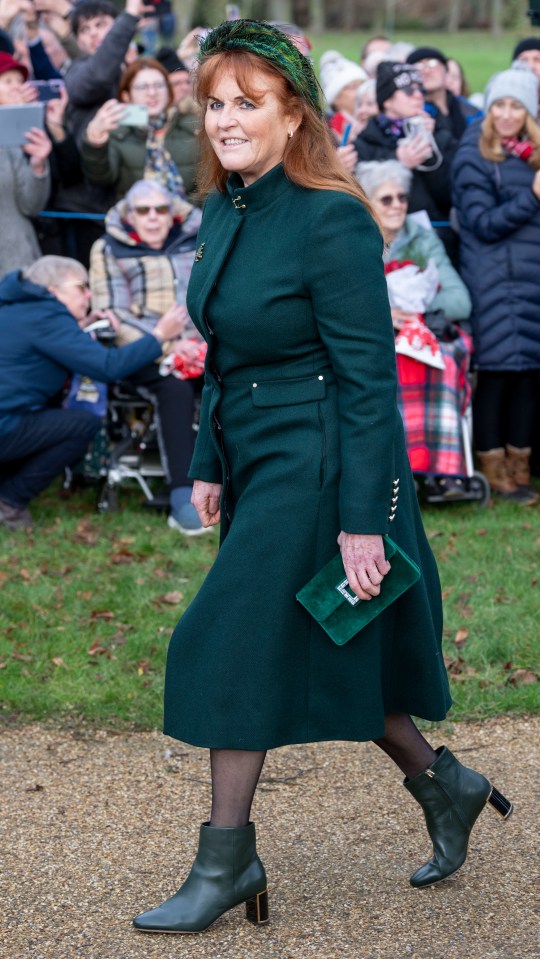 Sarah Ferguson also joined the service