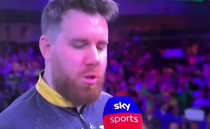 The Englishman referenced a vile football chant after beating his German opponent