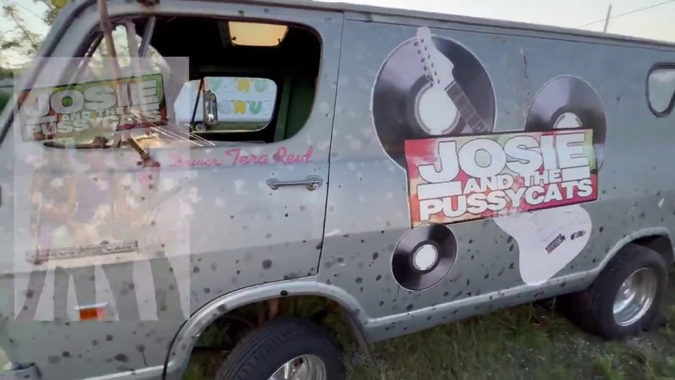 Another musical motor was the tour van from 2001's Josie and the Pusscats