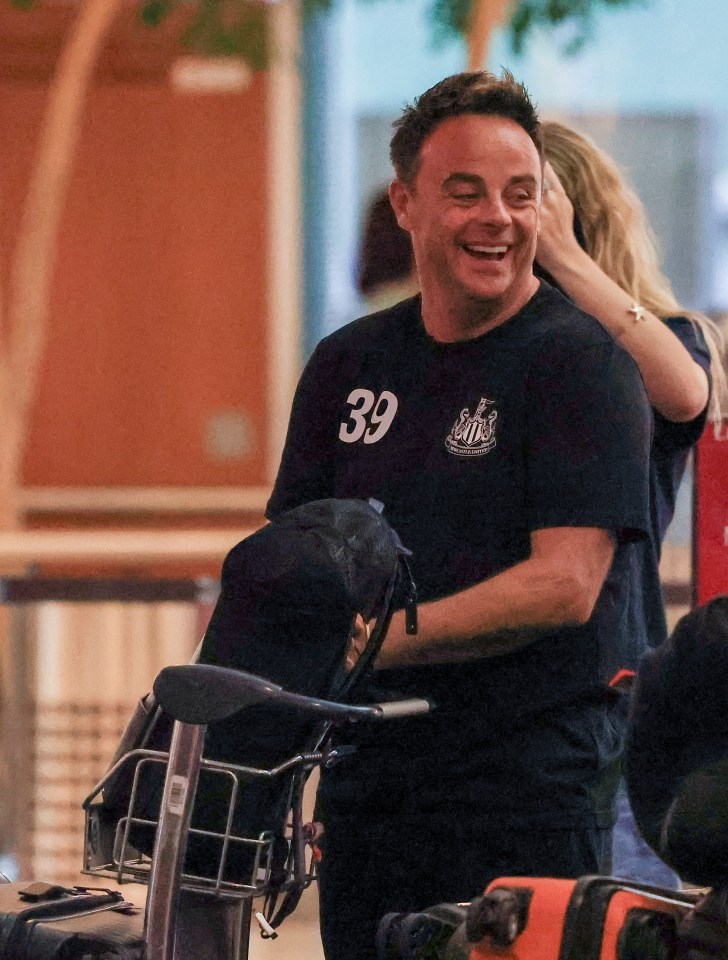 Ant McPartlin was quick to leave Australia after I'm A Celebrity finished