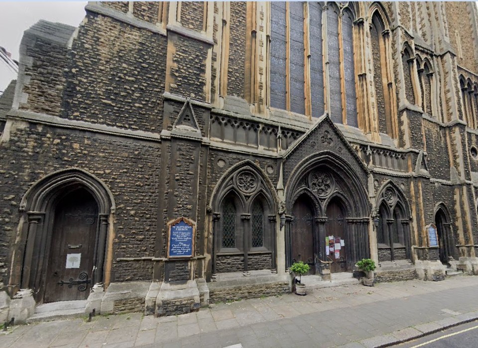 The teacher was found in St Matthew’s, Bayswater in west London