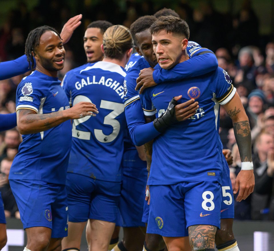 Enzo Fernandez's double fired Chelsea to a 3-2 win against Brighton