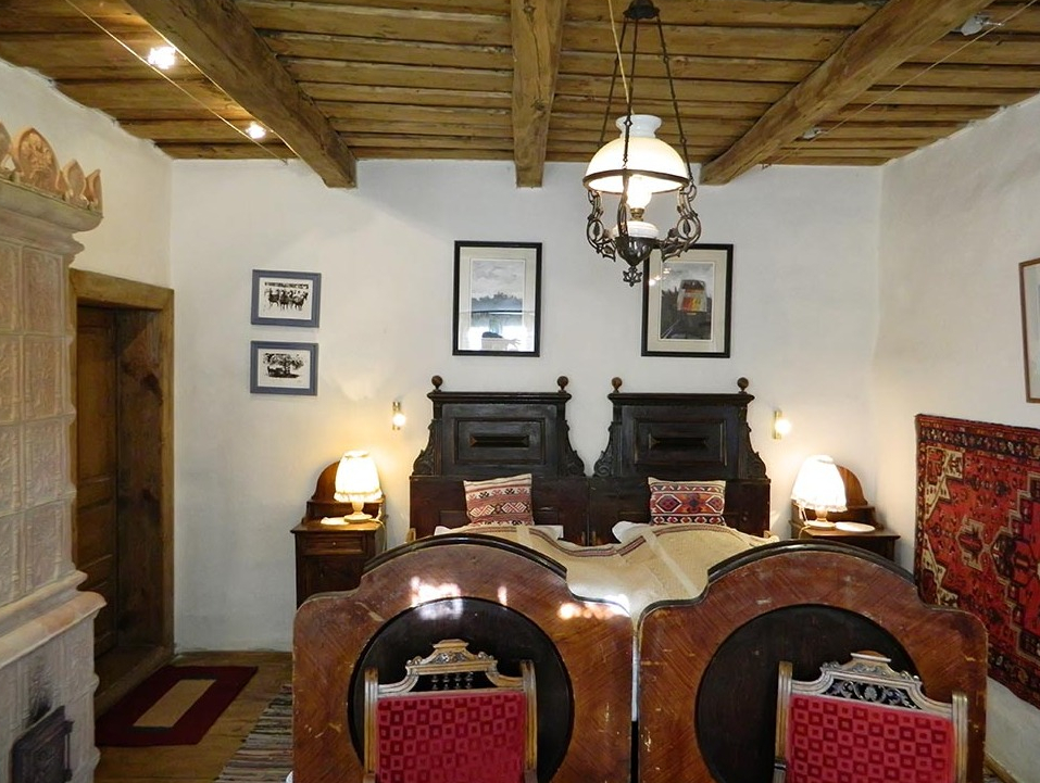 The rooms are decorated in a simple, rustic style