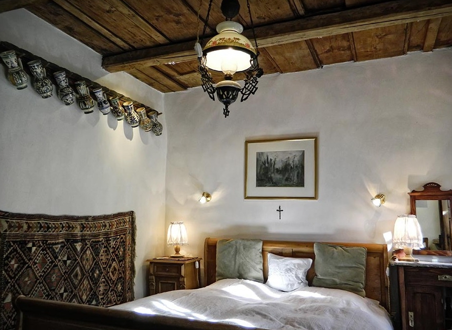 Many of the rooms have a crucifix above the bed — possibly in a bid to ward off vampires