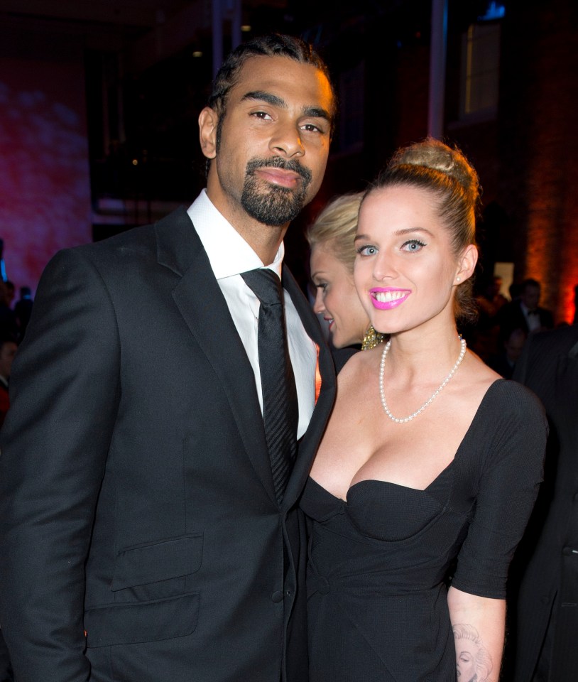 Helen is now dating David Haye