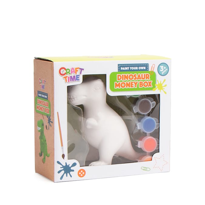 Dinosaur money box, £3.49 from Home Bargains