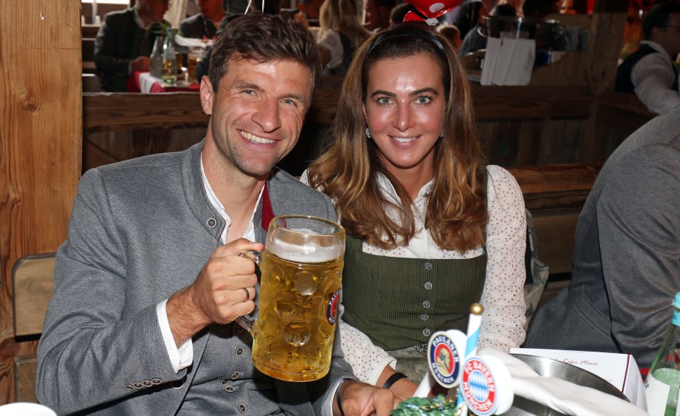 Thomas Muller and wife Lisa married in 2009