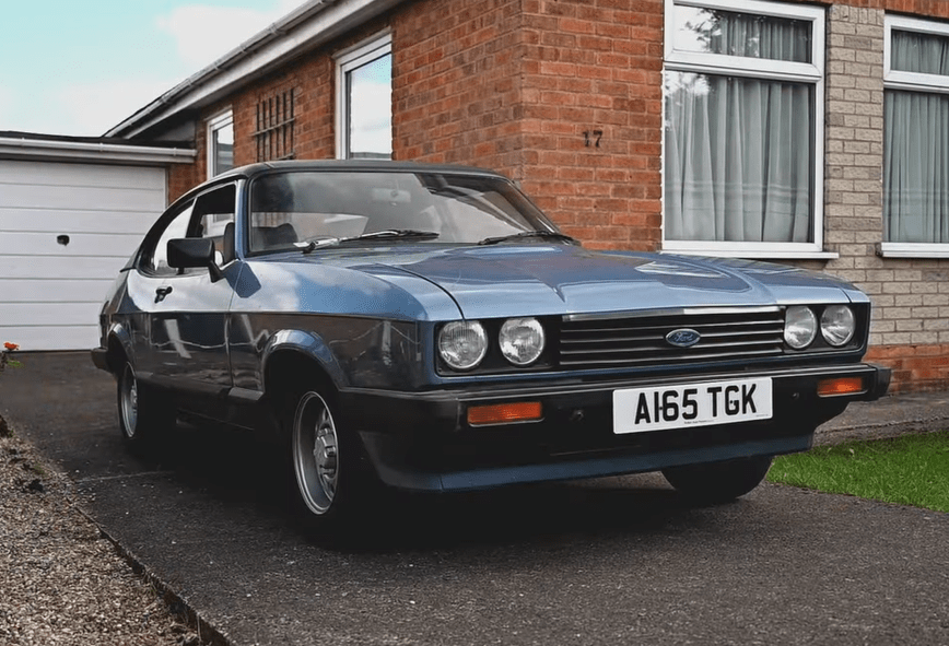 The Capri has spent most of its life locked away in a garage