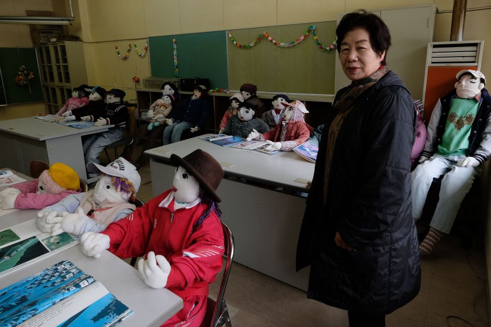 Local resident Tsukimi Ayano is the woman responsible for all the dolls