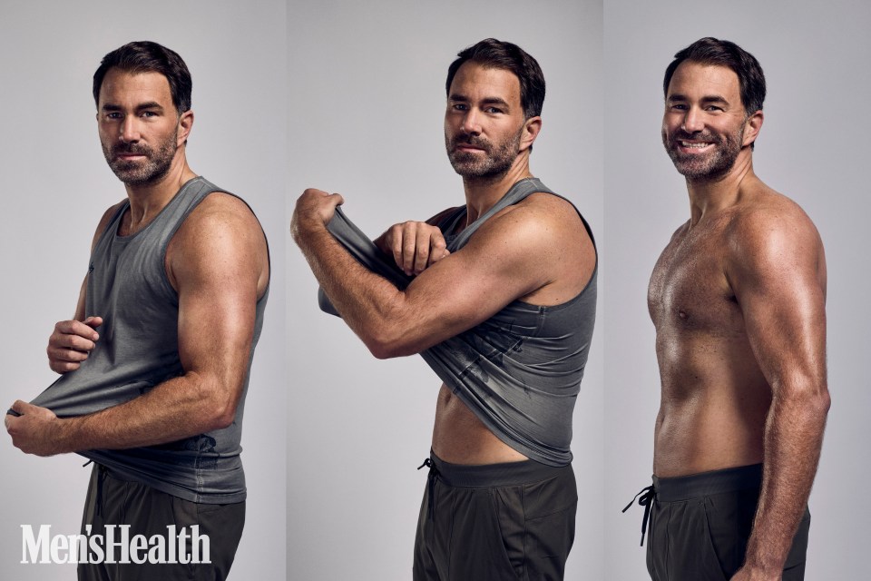 Eddie Hearn has shown off his new and improved physique