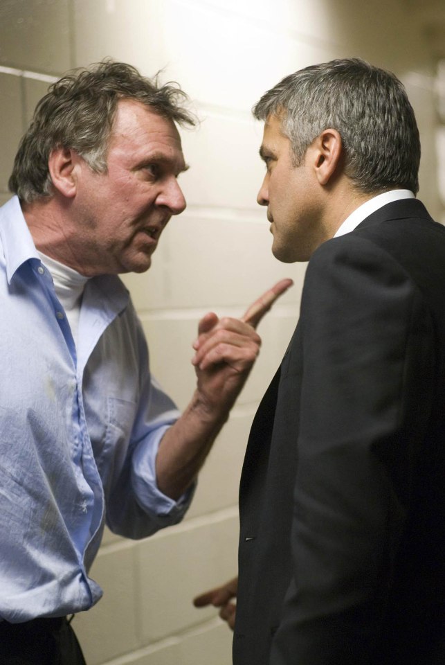 George Clooney has paid tribute to Tom Wilkinson