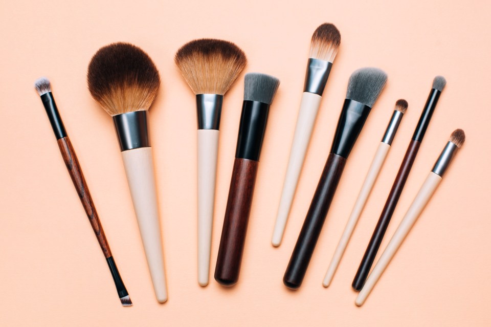 Clean makeup brushes are vital