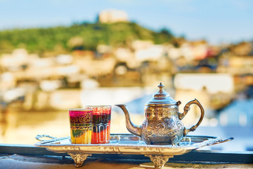 Morocco is famous for tantalising herbal teas