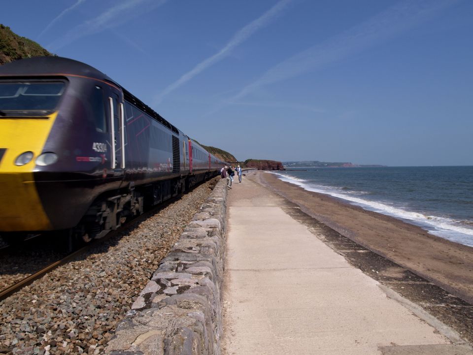 The Riviera Line runs from Exeter City Centre down to Paignton