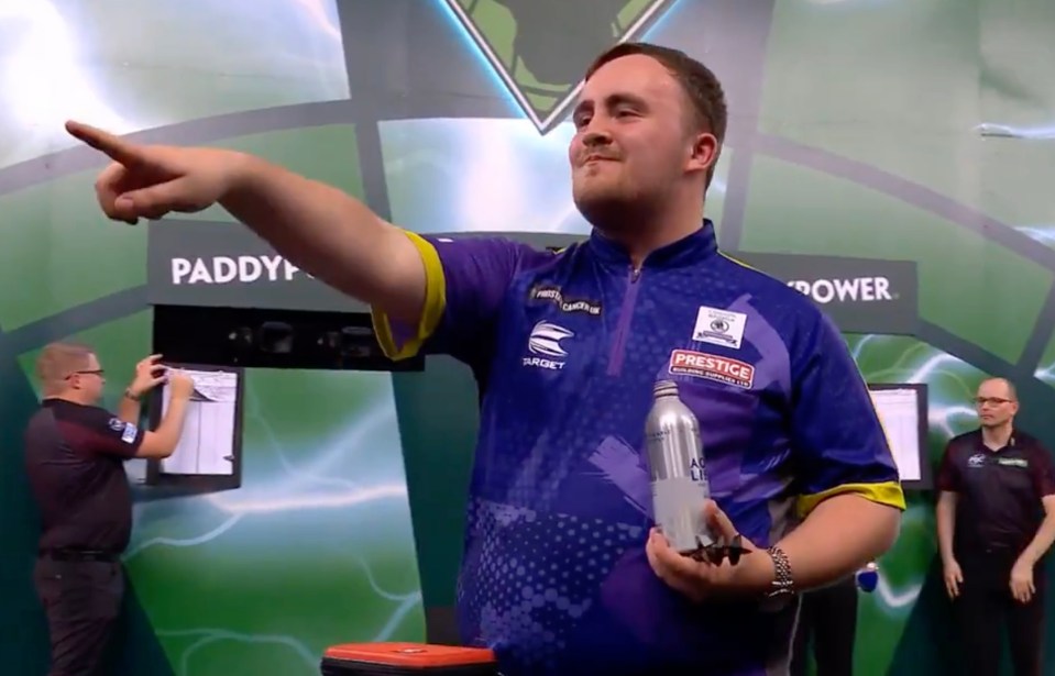 Littler has become a fan favourite among the Ally Pally crowd