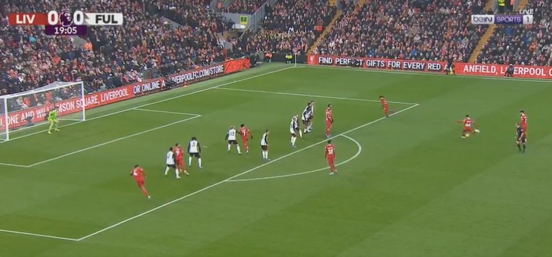 Trent Alexander-Arnold scored a stunning free-kick