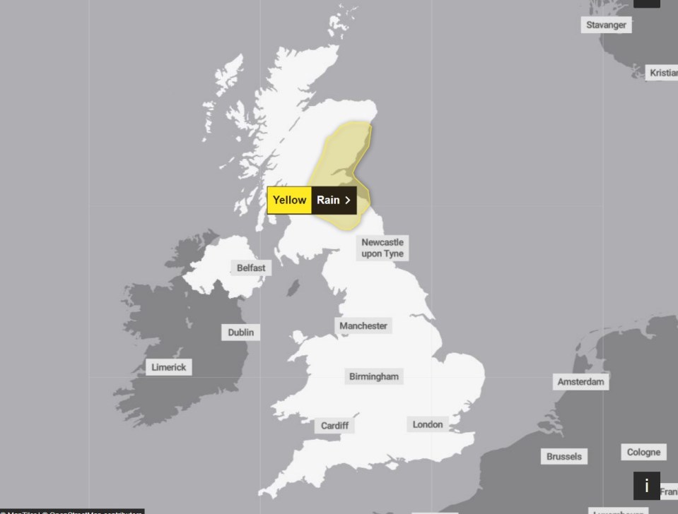 Two days of yellow warnings issued with flood alerts after Storm Fergus slams Britain with 81mph winds