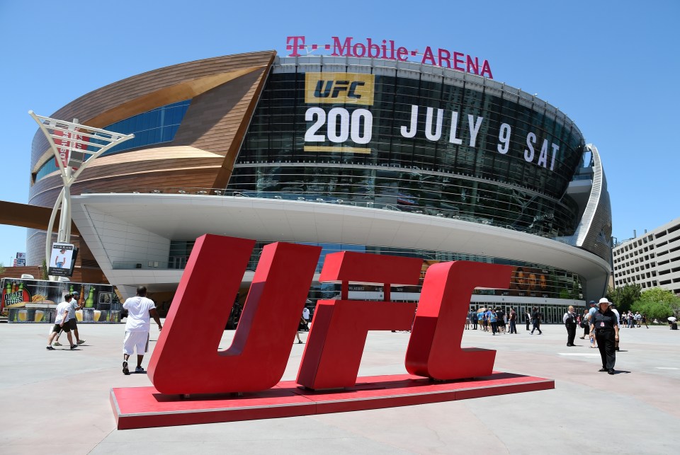 The T-Mobile Arena in Las Vegas will host UFC 300 on April 13