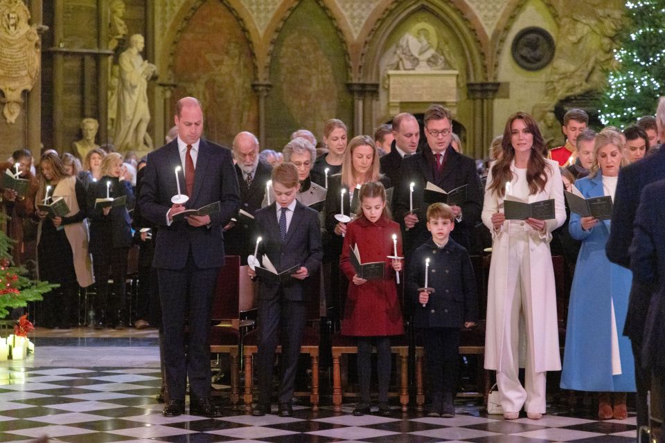 How the royal children took centre stage at the royal carol service