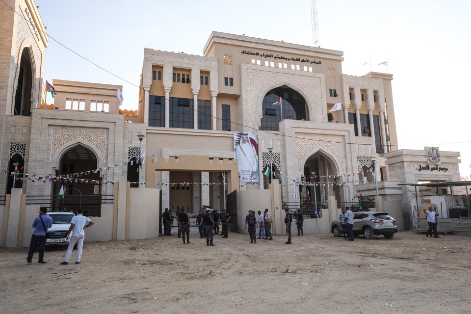 The Palace of Justice complex during its opening ceremony in Al-Zahra town, Gaza in September 2018