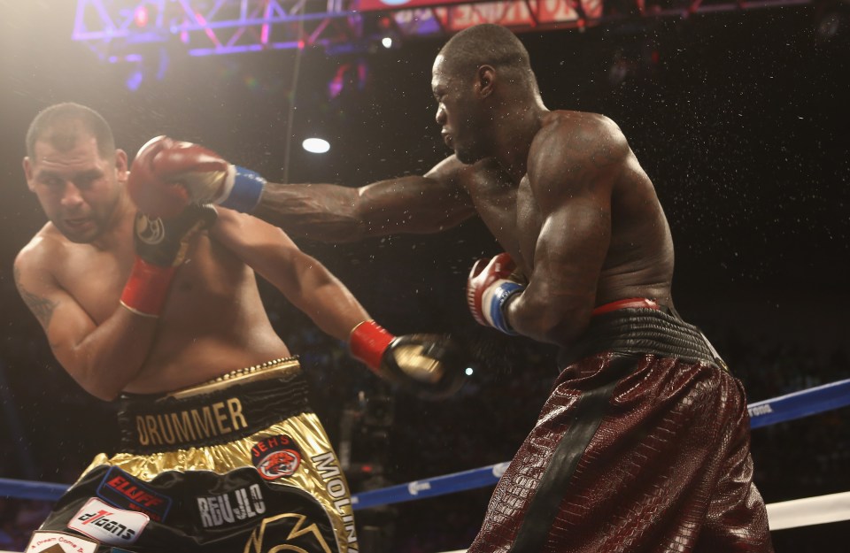 Deontay Wilder knocked out Eric Molina in 2015