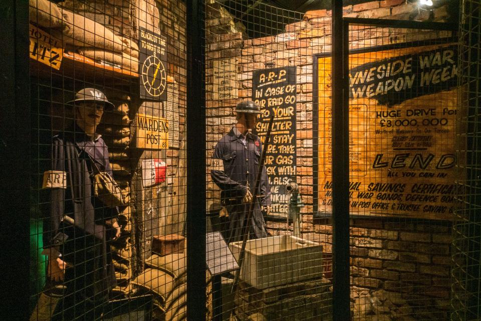 The Eden Camp museum is built inside a former prisoner of war camp