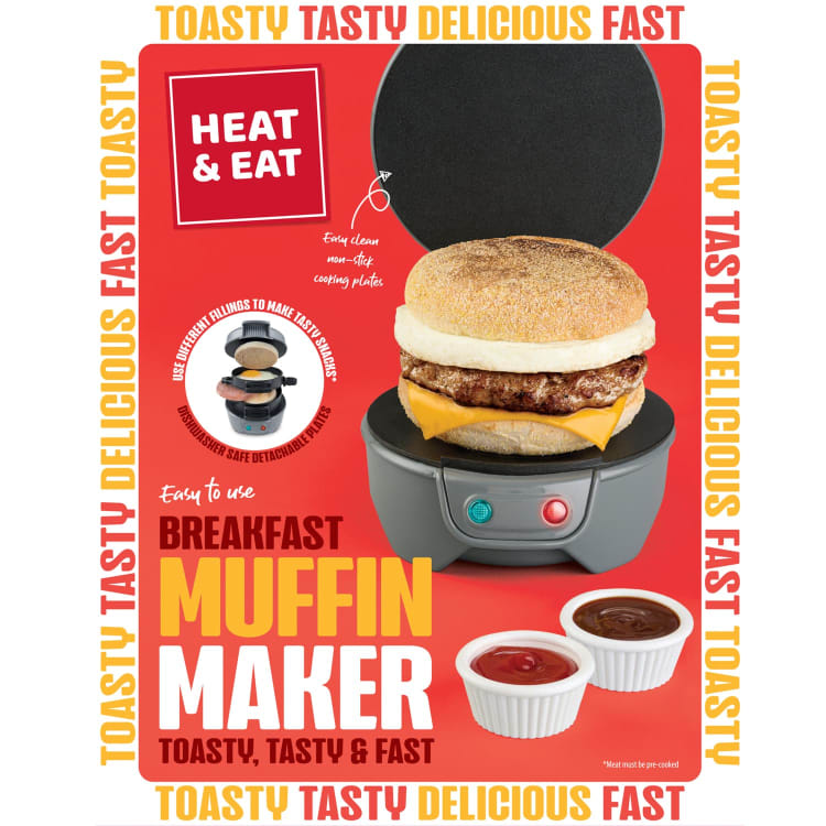 The Heat & Eat Muffin Maker is being sold for just £15 and can make muffins just like McDonald's