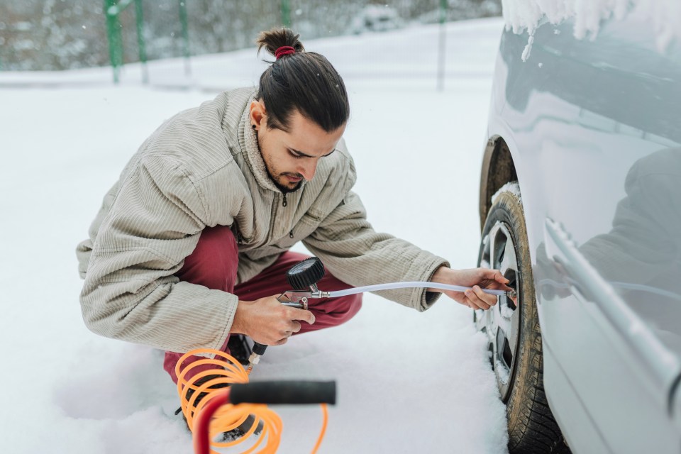 Checking your tyres for the correct pressure and tread are essential before you set out (stock image)