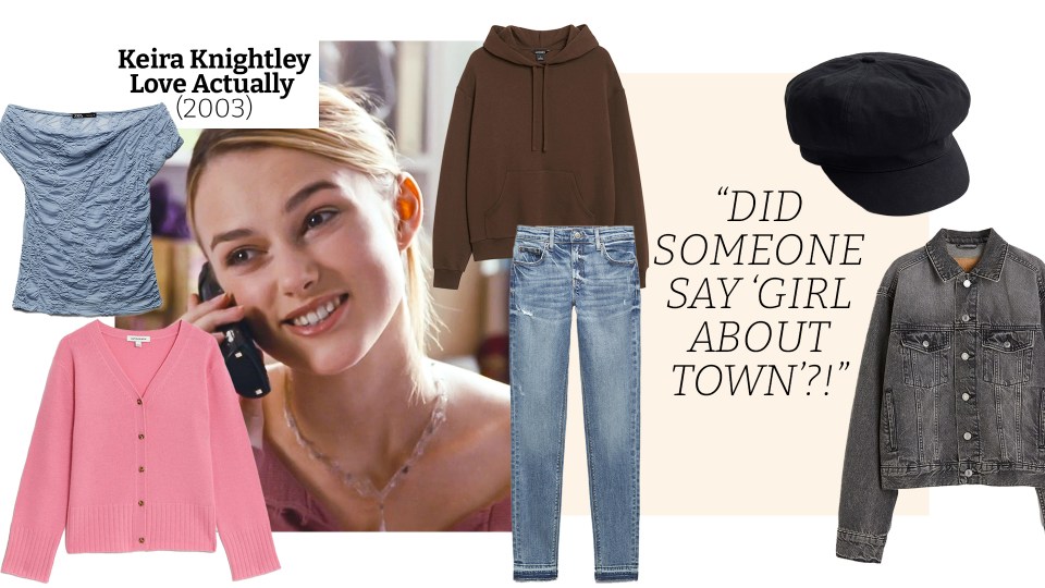 Keira Knightley's girl-about-town Love Actually look