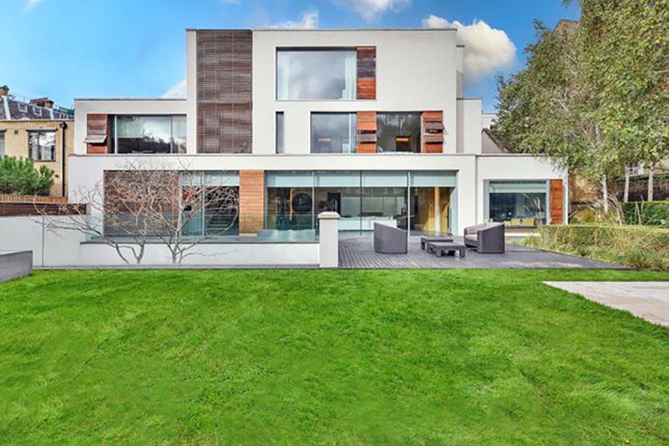 The six-bed house in Kensington was described as an 'architectural masterpiece'