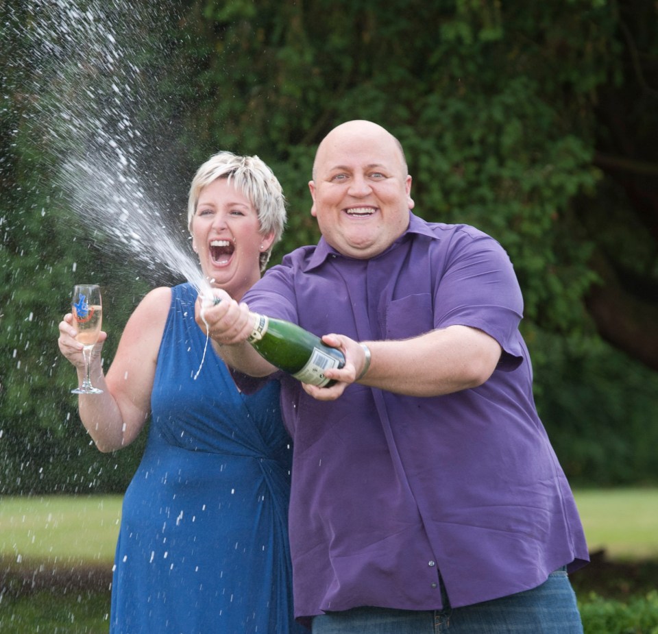 They celebrated their win at a Hertfordshire Country Hotel with champagne